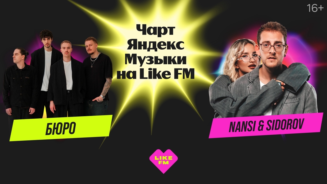 Чарт Яндекс Музыки на Like FM